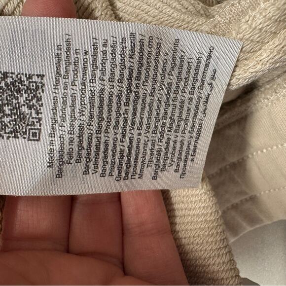 Jack & Jones Cream Cargo Jogger Sweatpants Mens M Classic Casual Cozy Athletic - Picture 13 of 16